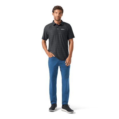 Men's Naval Blue Dealmaker 5-Pocket Pant Front Full Body Angle.