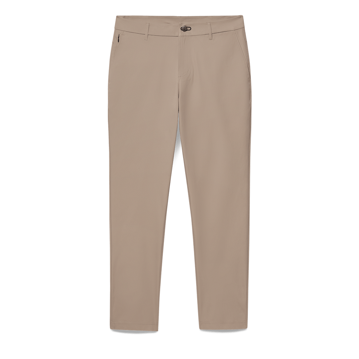 Sand Public Rec Men's Dealmaker Chino+ Pants Flat Lay Angle.