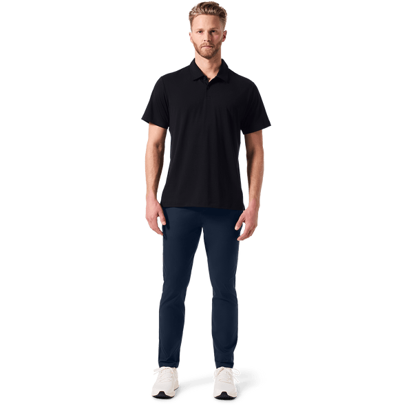 Navy Public Rec Dealmaker Chino+ Pants Front Full Body Angle.