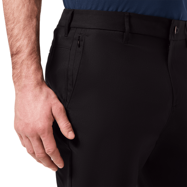 Black Men's Public Rec Dealmaker Chino+ Pants Pocket Detail Angle.