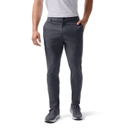 Slate Public Rec Men's Dealmaker Chino+ Pants Front Lower Body Angle.