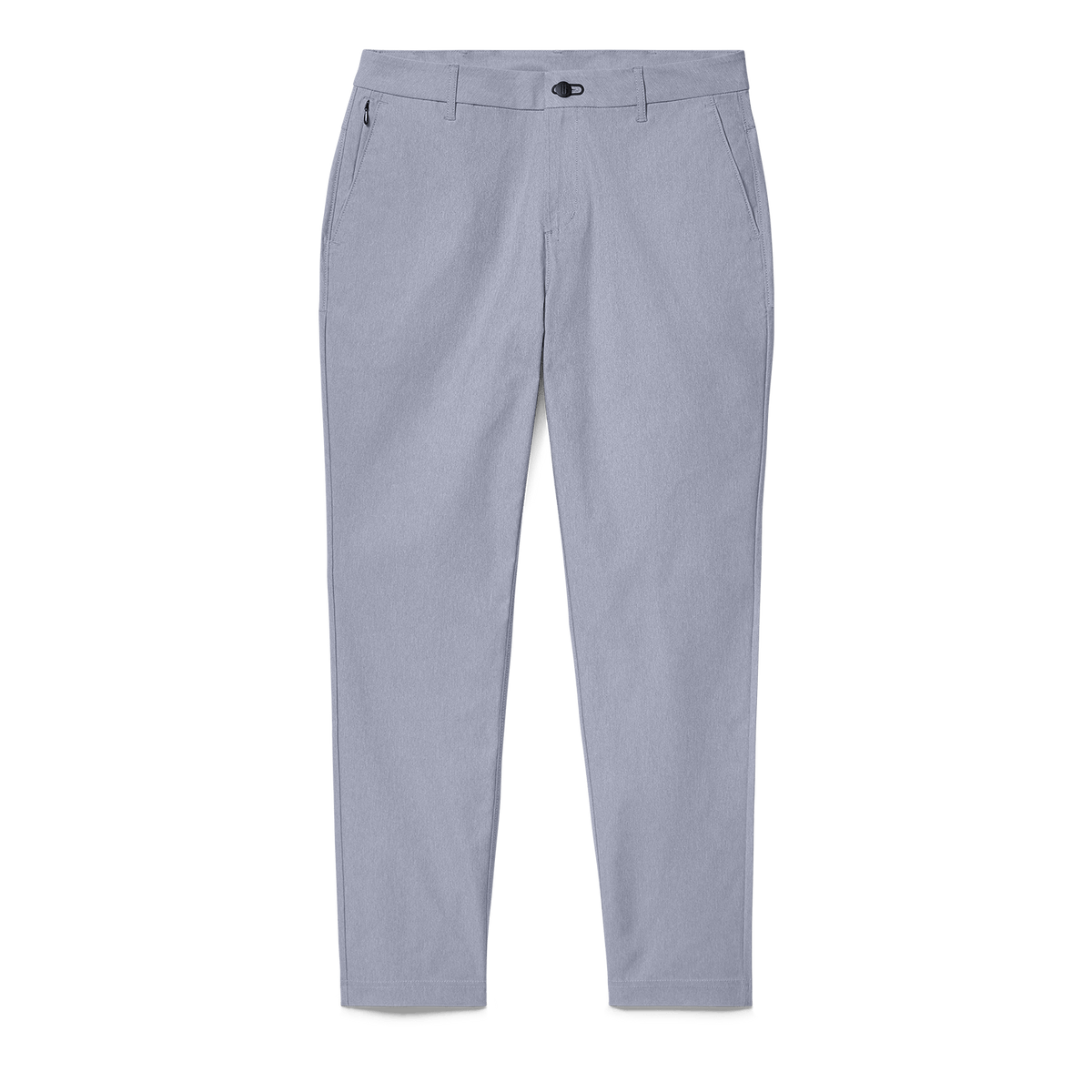 Men's Heather Chambray Dealmaker Chino+ Pant Flat Lay Angle.