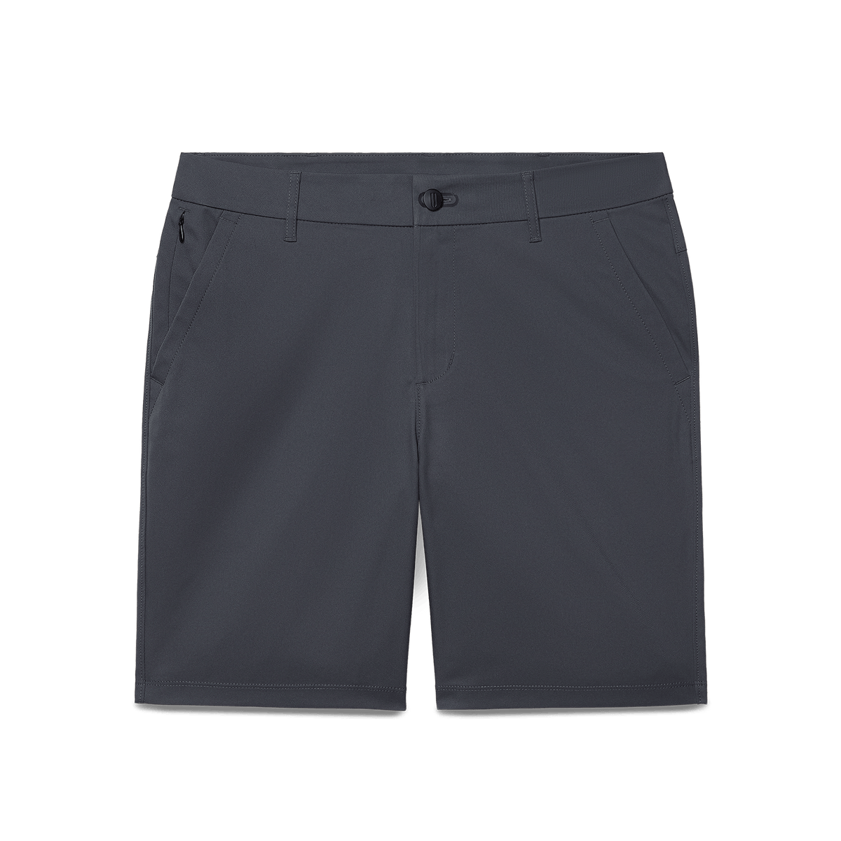 Slate Men's Dealmaker Chino+ Short Flat Lay Angle.
