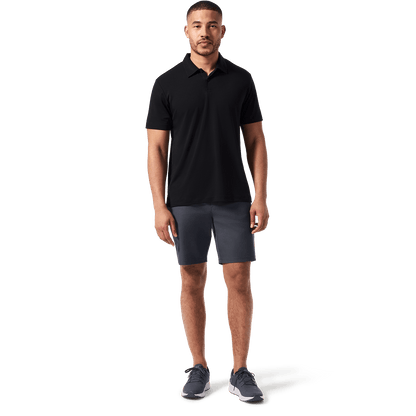 Slate Men's Dealmaker Chino+ Short Front Full Body Angle.
