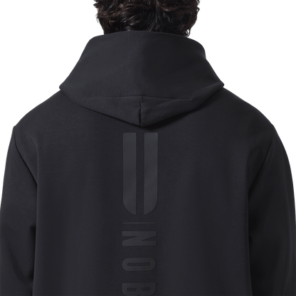 Men's Black NOBULL Elements Hoodie Back Detail Angle.