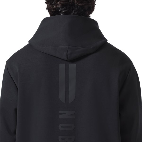 Men's Black NOBULL Elements Hoodie Back Detail Angle.