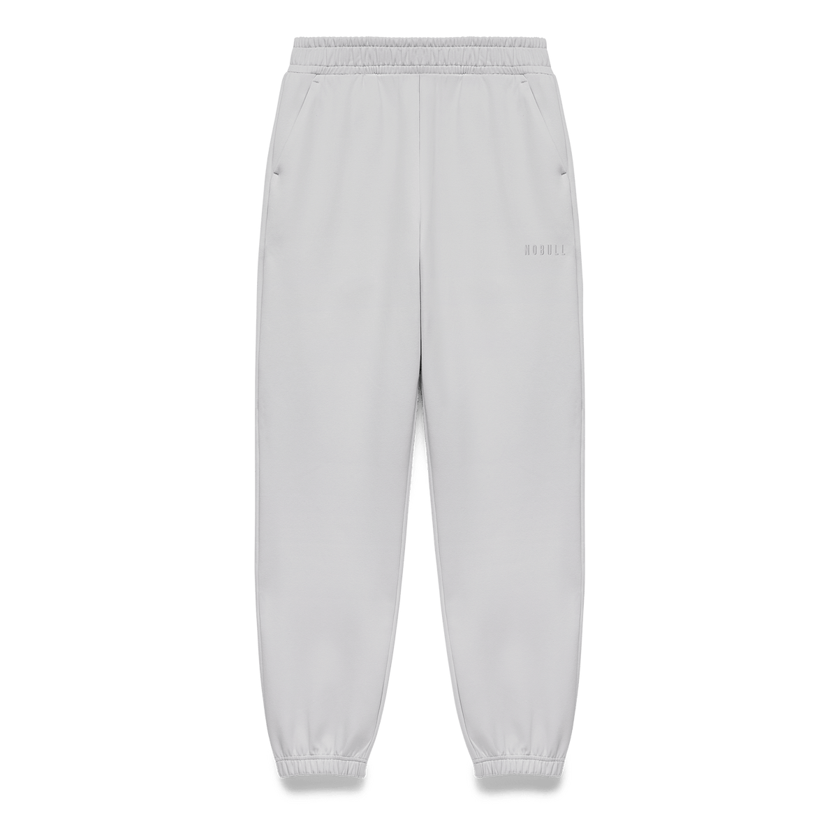 Men's Light Grey Elements Sweatpant Flat Lay Angle.