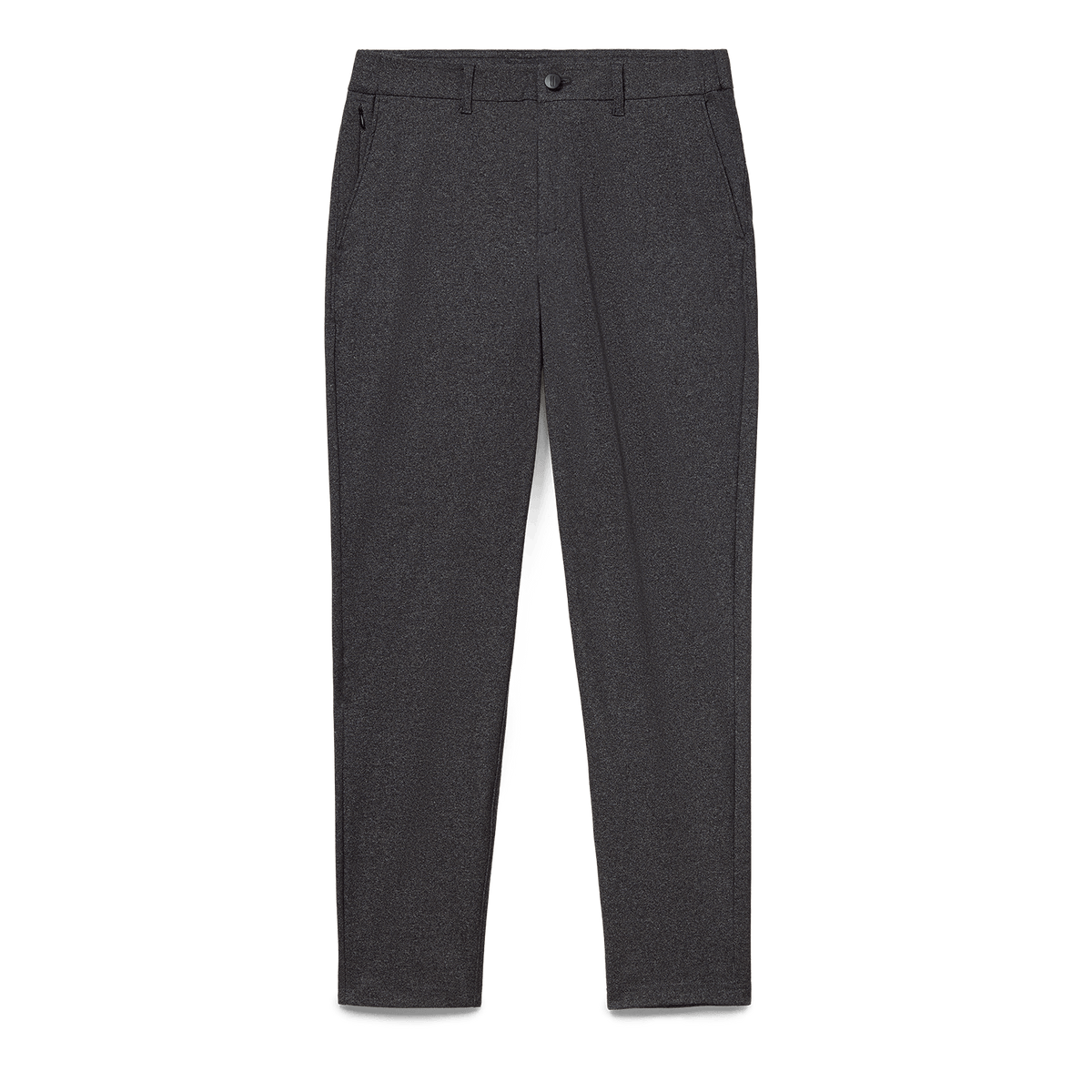 Charcoal Heather Public Rec Men's Gamechanger 5-Pocket Pant Flat Lay Angle.