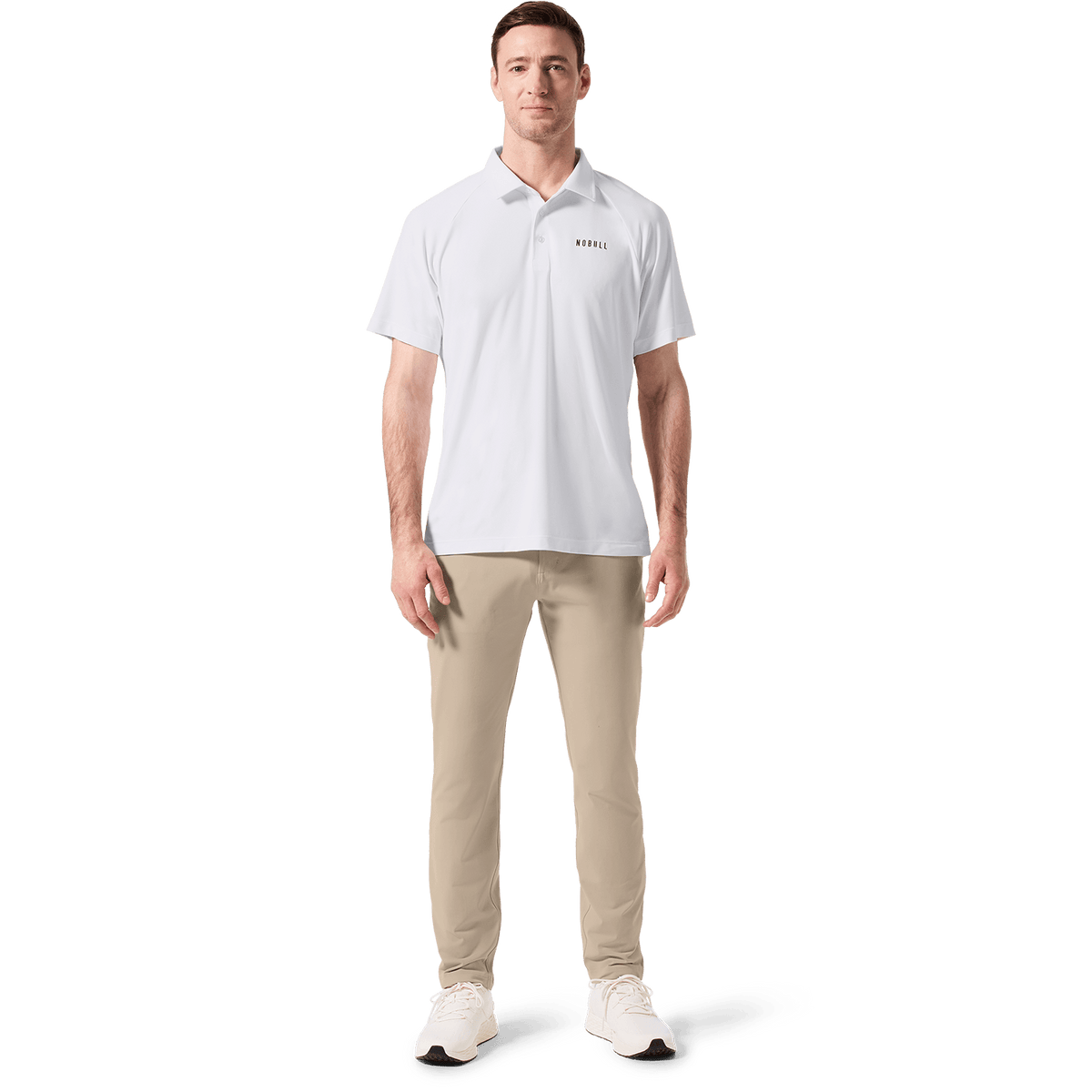 Taupe Public Rec Men's Gamechanger 5-Pocket Pant Front Full Body Angle.