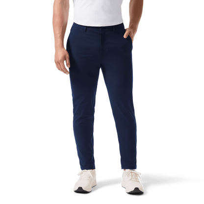 Navy Public Rec Men's Gamechanger 5-Pocket Pant Front Lower Body Angle.
