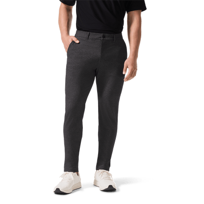 Charcoal Heather Public Rec Men's Gamechanger 5-Pocket Pant Front Lower Body Angle.