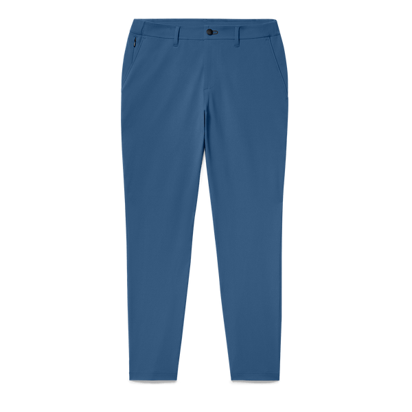 Men's Naval Blue Gamechanger 5-Pocket Pant Flat Lay Angle.