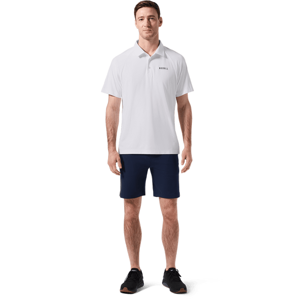 Navy Public Rec Gamechanger 5 Pocket Short Front Full Body Angle.