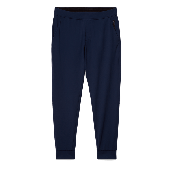 Navy Men's Public Rec Gamechanger Jogger Flat Lay Angle.
