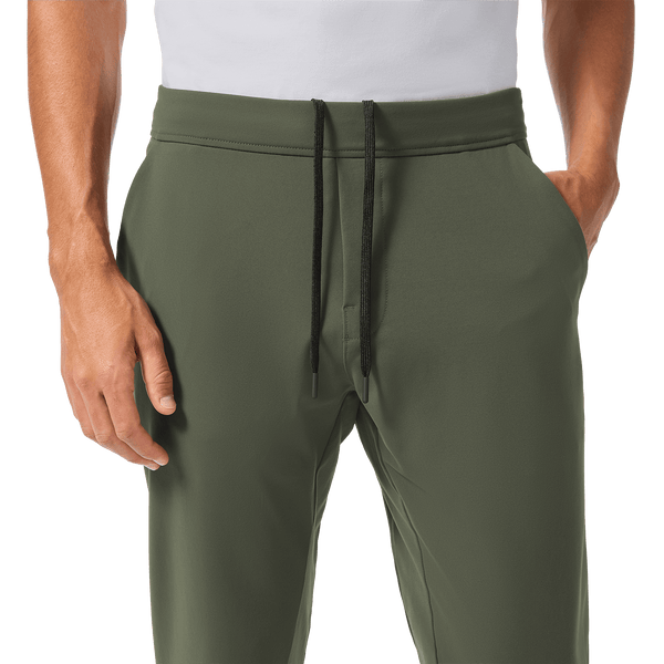 Men's Shadow Olive Gamechanger Jogger Detail Angle.