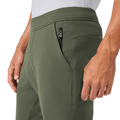 Men's Shadow Olive Gamechanger Jogger Detail Angle.