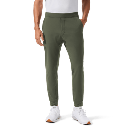 Men's Shadow Olive Gamechanger Jogger Lower Body Angle.