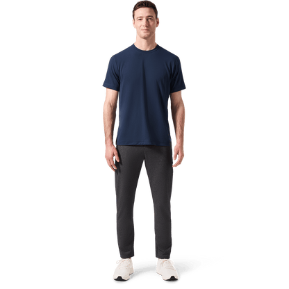 Charcoal Heather Public Rec Men's Gamechanger Rec Pant Front Full Body Angle.