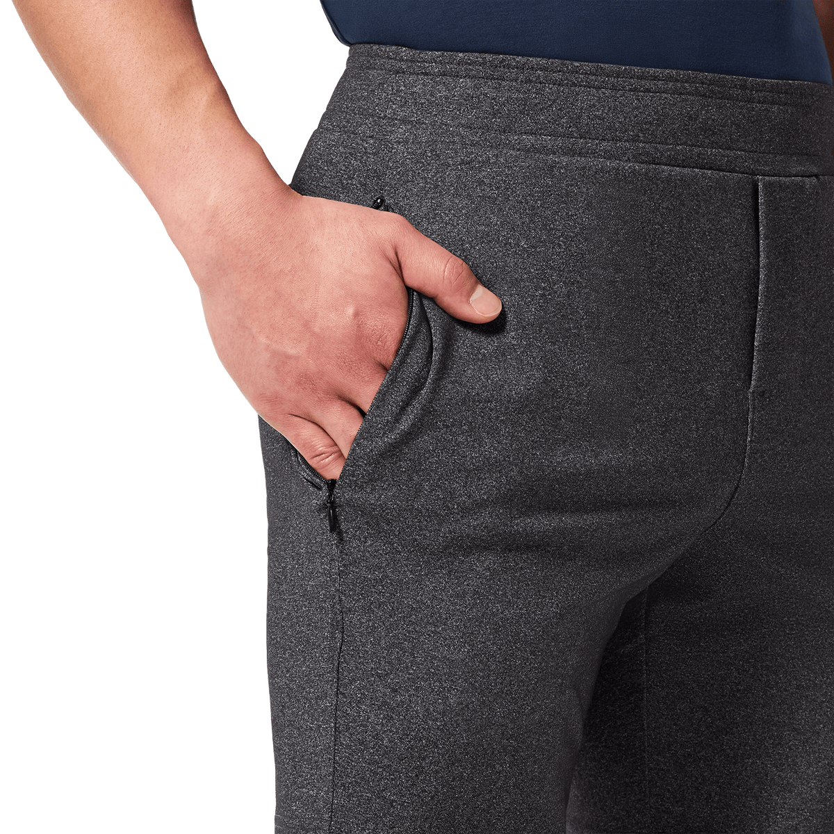 Charcoal Heather Gamechanger Rec Short Pocket Detail Angle.