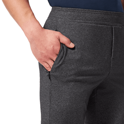 Charcoal Heather Gamechanger Rec Short Pocket Detail Angle.