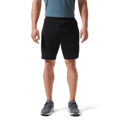 Black Public Rec Gamechanger Rec Short Front Lower Body Angle.