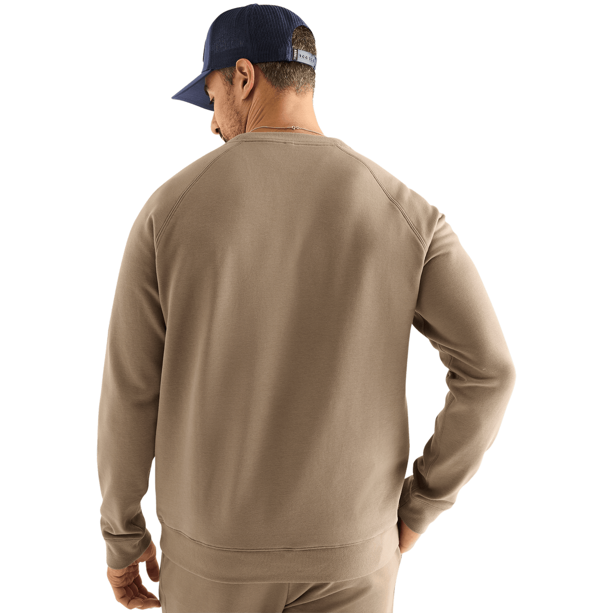 Men's Fallen Rock NOBULL Layers Crew Back On Body Angle.