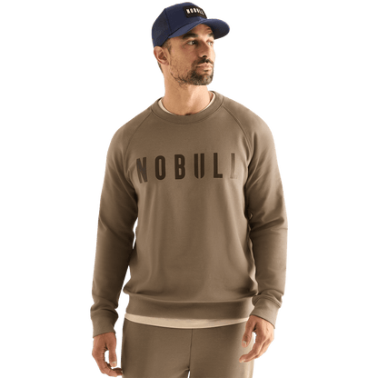 Men's Fallen Rock NOBULL Layers Crew Front On Body Angle.