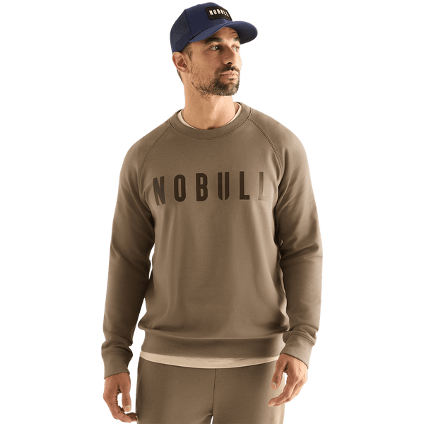 Men's Fallen Rock NOBULL Layers Crew Front On Body Angle.