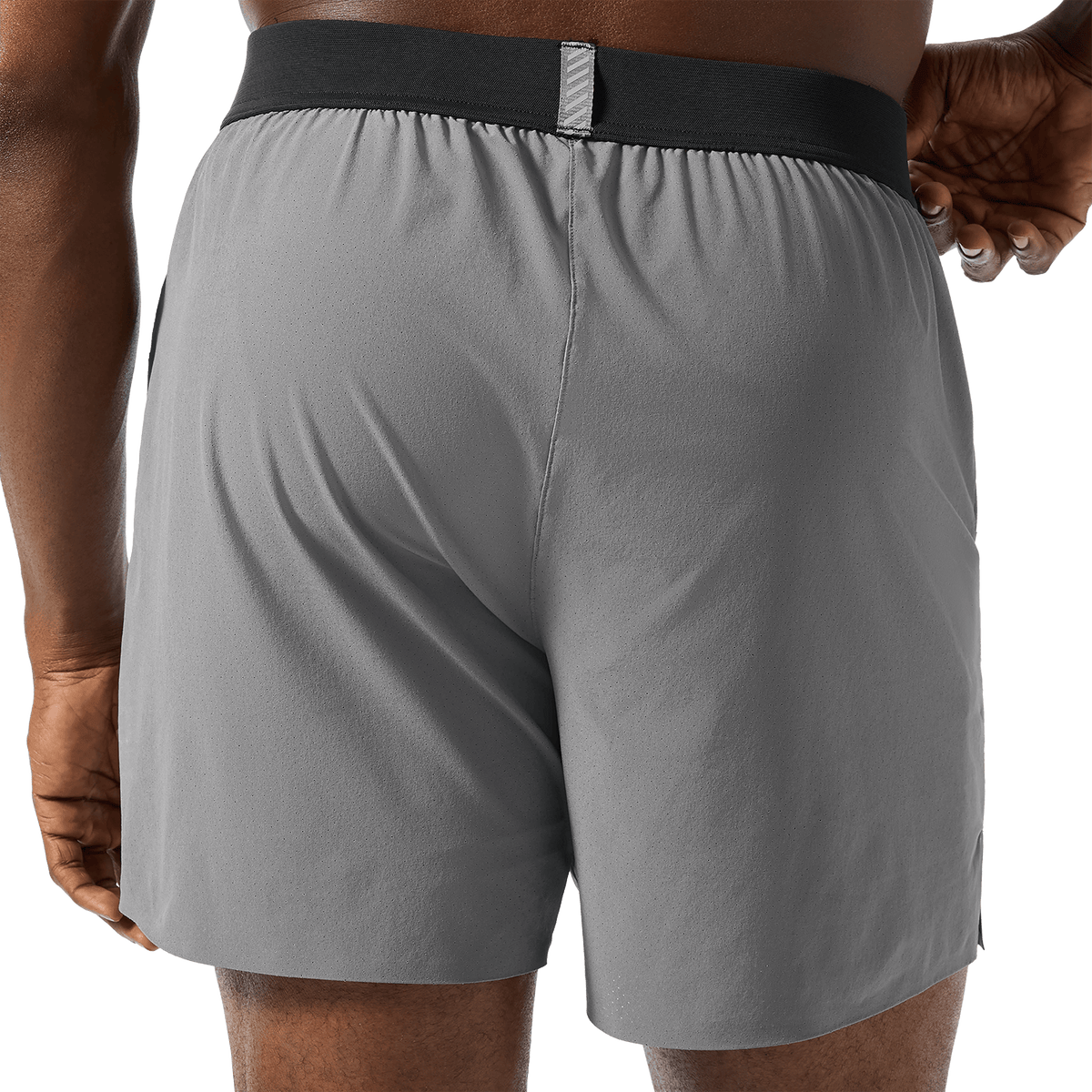 Men's Gargoyle NOBULL Drive Short 6" (Lined) Back Lower Body Angle.
