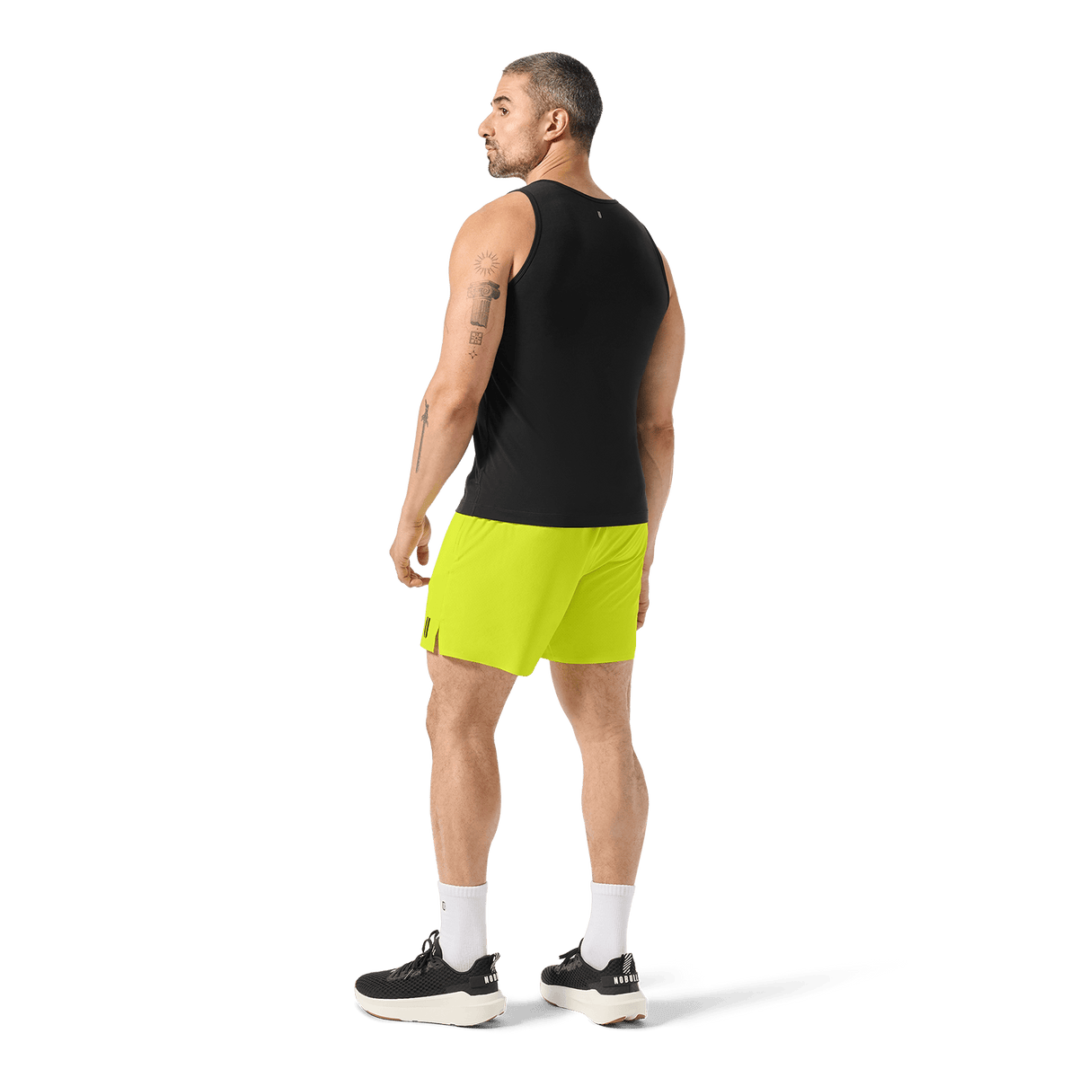 Men's Zest Drive Short 6" (Unlined) Back Full Body Angle.