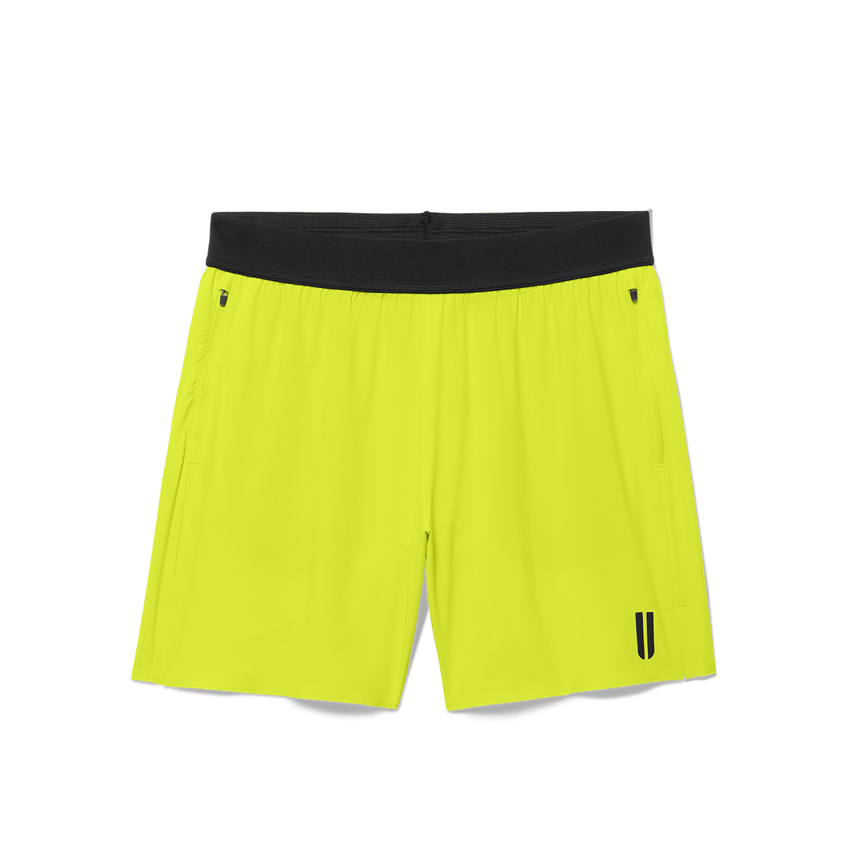 Men's Zest Drive Short 6" (Unlined) Flat Lay Angle.