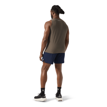 Men's Night Navy Drive Short 6" (Unlined) Back Full Body Angle.