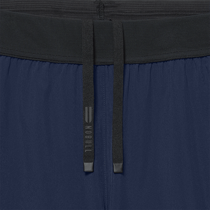Men's Night Navy Drive Short 6" (Unlined) Drawstring Detail Angle.
