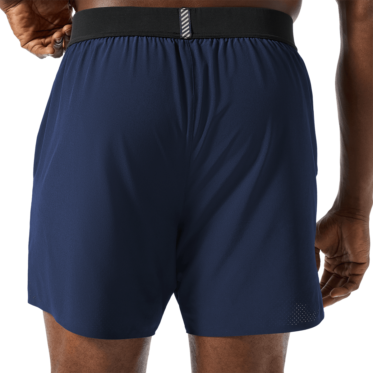 Men's Night Navy Drive Short 6" (Unlined) Lower Body Back Angle.