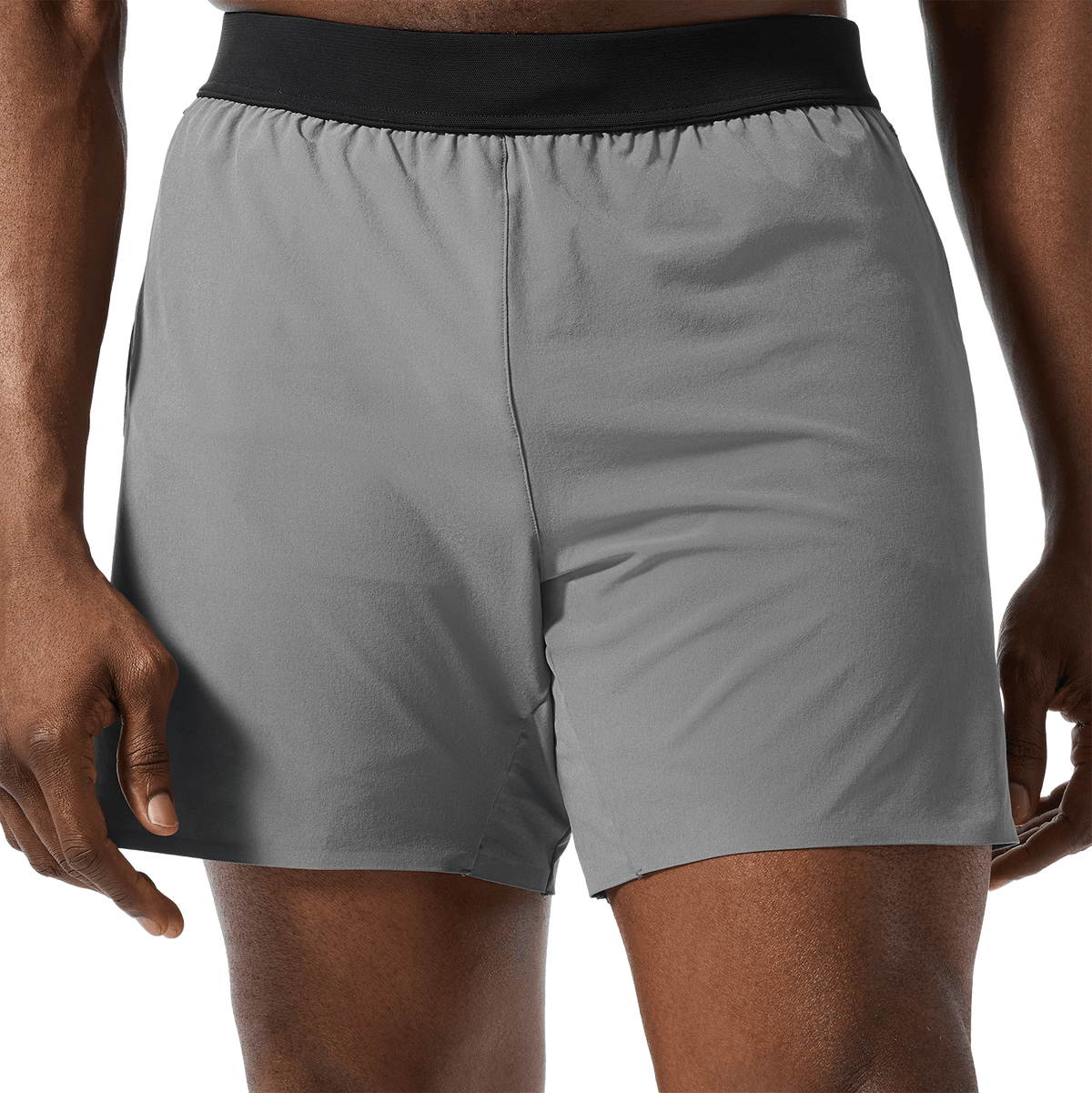Men's Gargoyle Drive Short 6" (Unlined) Front Lower Body Angle.