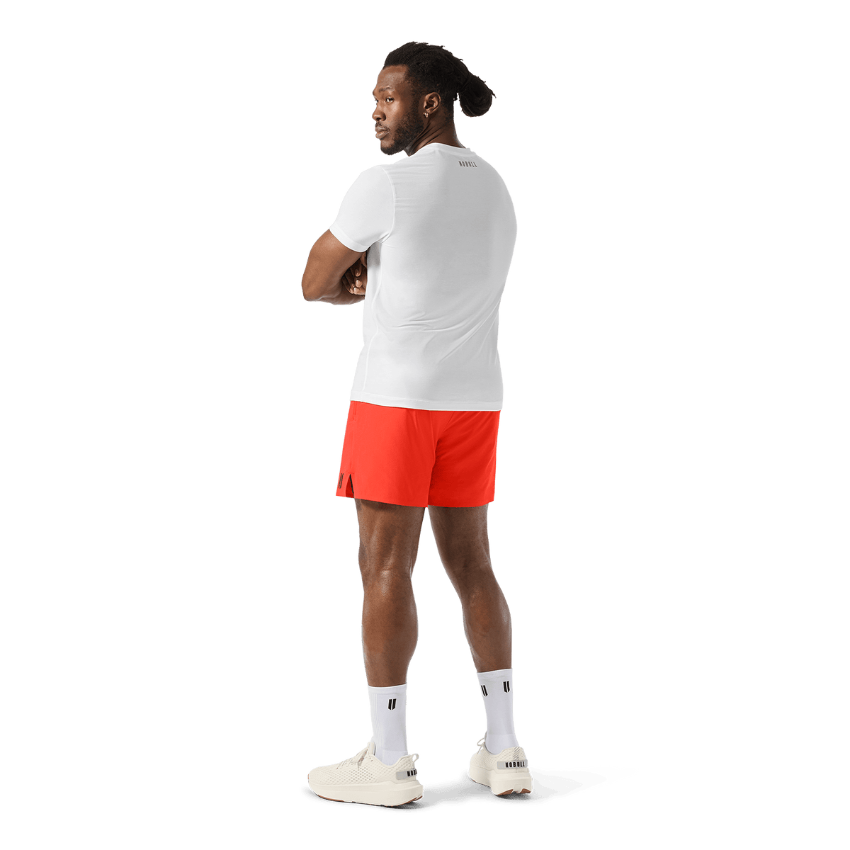 Men's Cayenne Drive Short 6" (Unlined) Back Full Body Angle.
