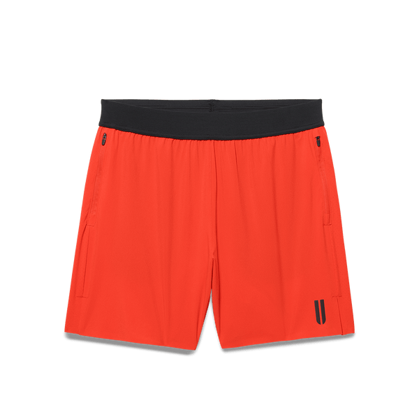 Men's Cayenne Drive Short 6" (Unlined) Flat Lay Angle.