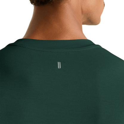 Men's Dark Ivy NOBULL Long Sleeve Tee U Logo Angle.