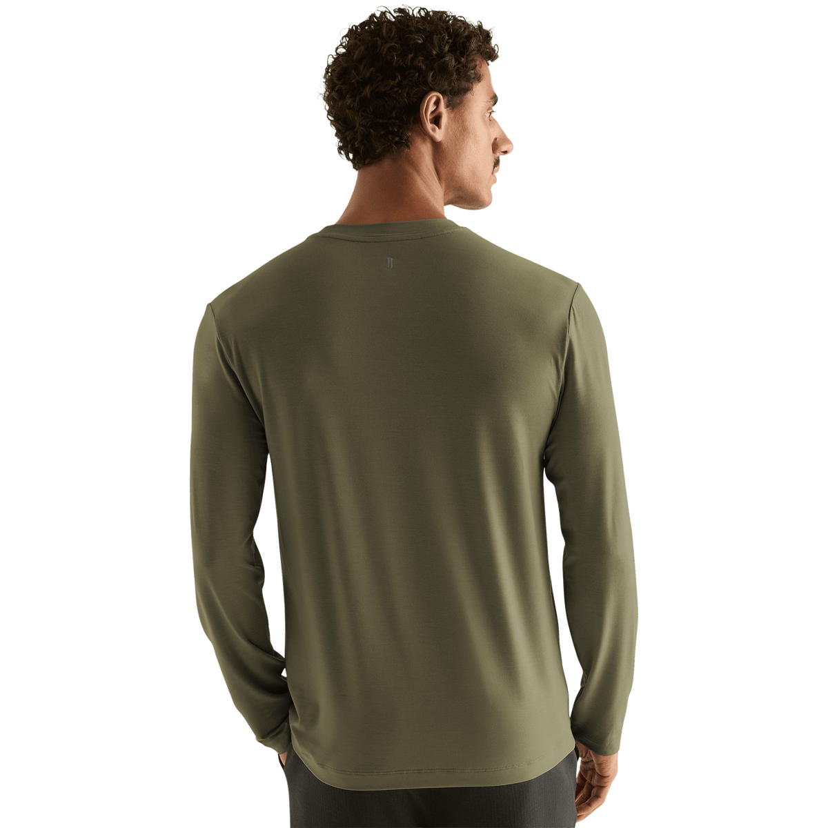 Men's Oak Grove NOBULL Long Sleeve Tee Back Angle.