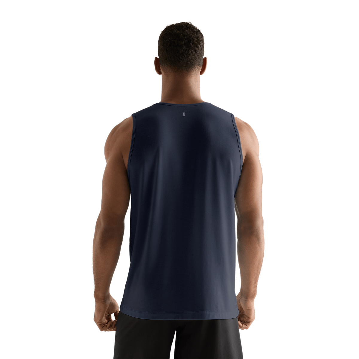 Men's Night Navy NOBULL Tank Back Angle.