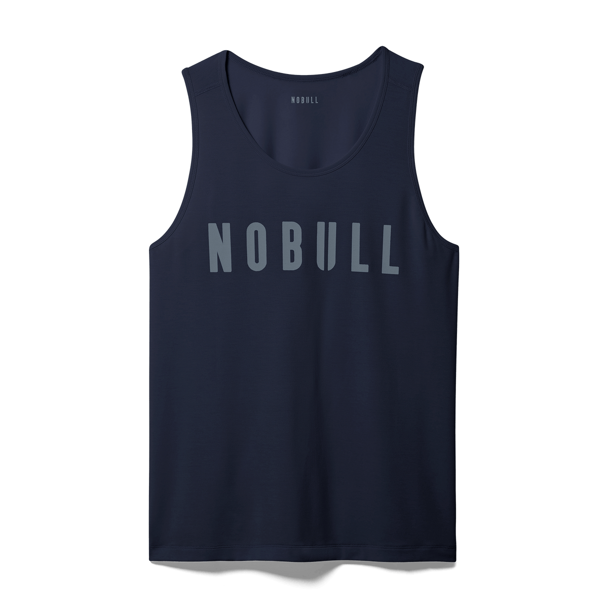 Men's Night Navy NOBULL Tank Flat Lay Angle.