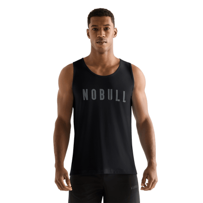 Men's Black NOBULL Tank Front Angle.