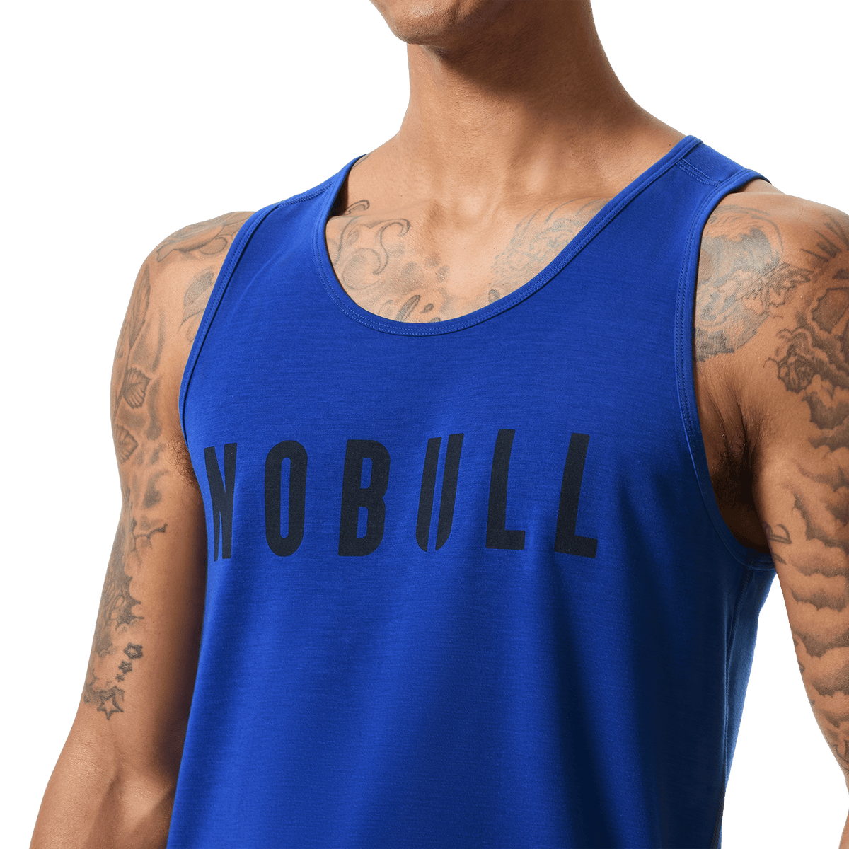 Men's Surf NOBULL Tank Front Detail Angle.