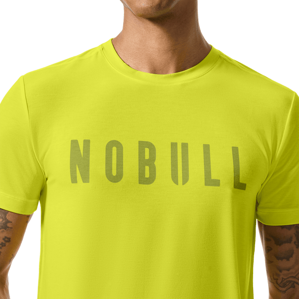 Men's Zest NOBULL Tee Front Detail Angle.