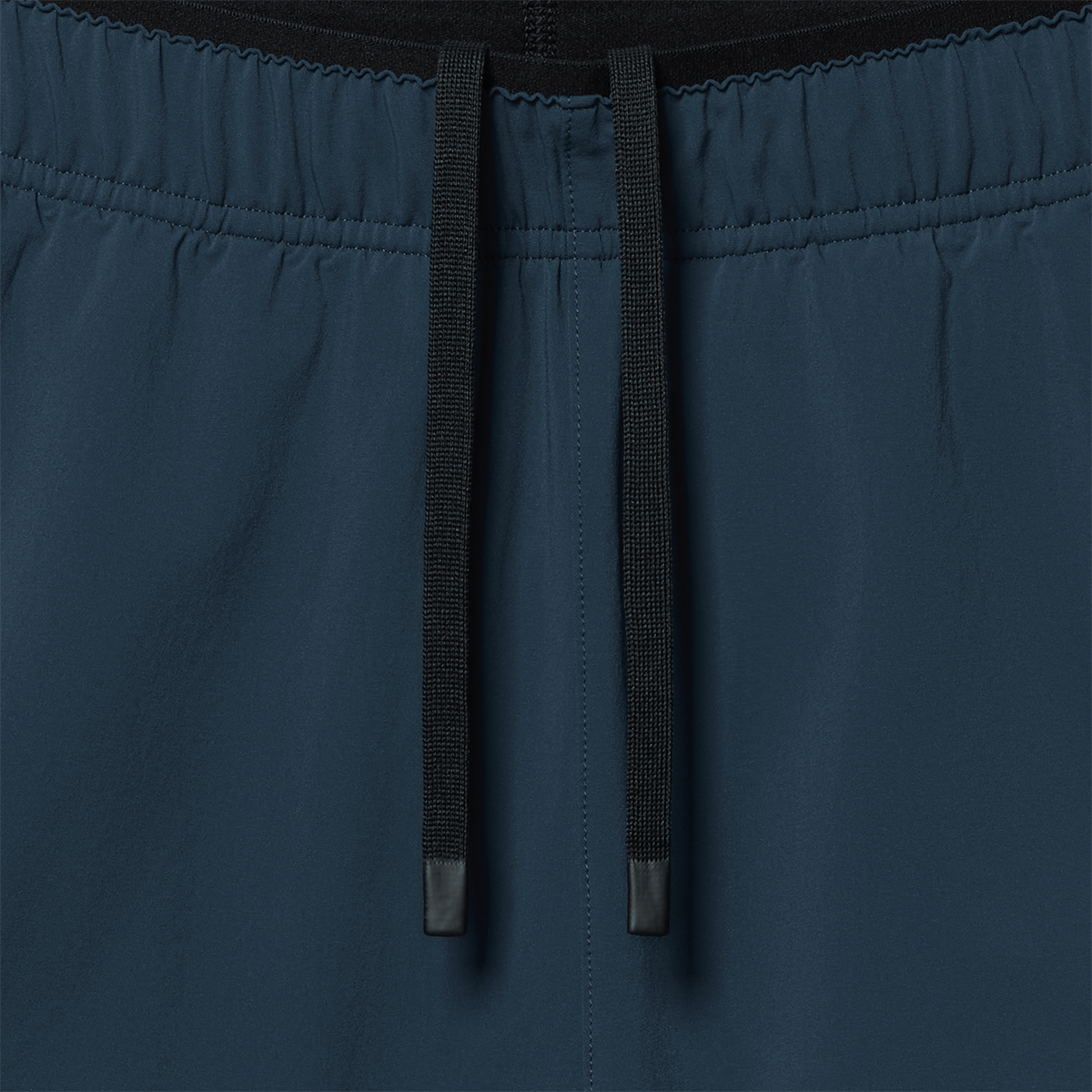 Men's Midnight NOBULL Training Short 6" (Lined) Drawstring Macro Detail Angle.
