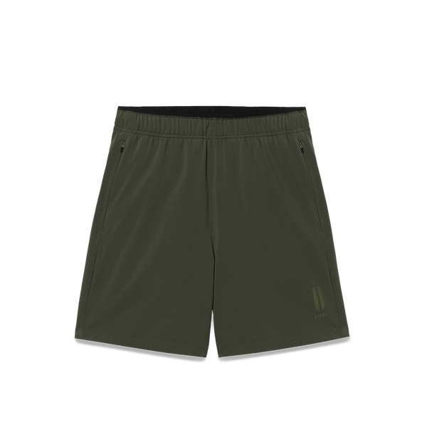 Men's Dark Army NOBULL Training Short 6" (Unlined) Flat Lay Angle.