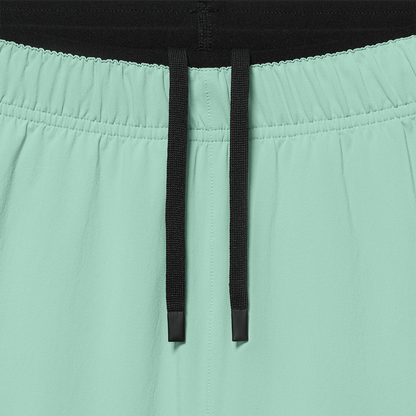 Men's Iceberg Green NOBULL Training Short (Unlined) Macro Fabric Detail Angle.
