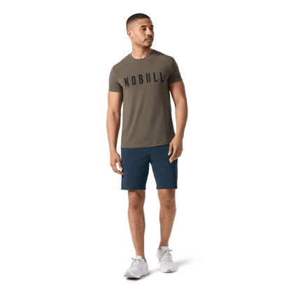 Men's Midnight NOBULL Training Short 8" (Unlined) Front Full Body Angle.