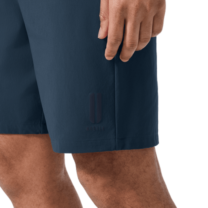 Men's Midnight NOBULL Training Short 8" (Unlined) U Graphic Angle.