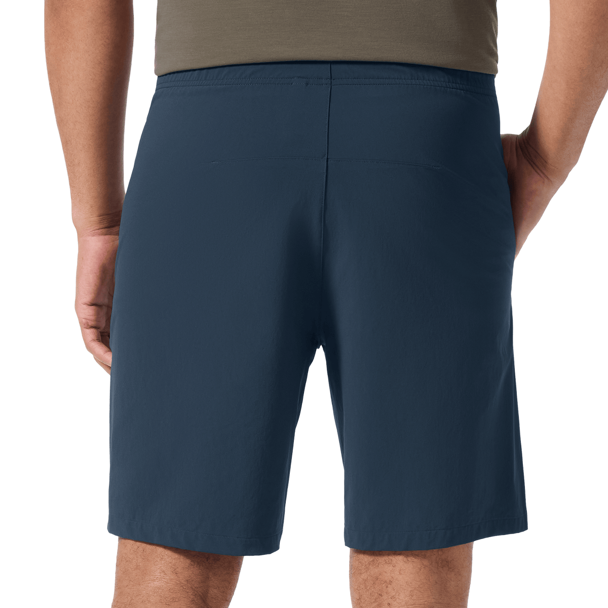 Men's Midnight NOBULL Training Short 8" (Unlined) Back Lower Body Angle.